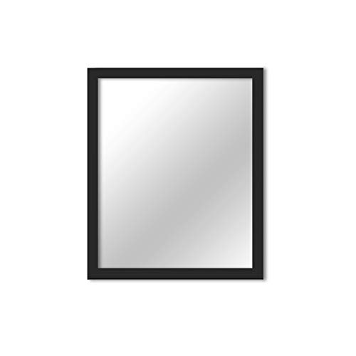 MI-100 Black Framed Mirror 11x14