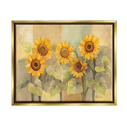 ac-623 Gold Frame Floating Canvas